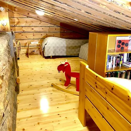 Little Bear - Pikkukarhu, Slopes 500m, Ski Tracks 100m, Lake 160m Vakantiehuis